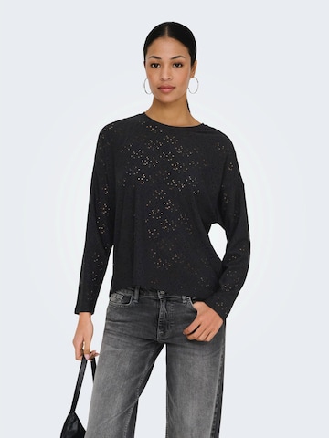 ONLY Póló 'ONLSMILLA' - fekete: elől