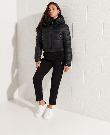 Superdry Winterjacke 'Fuji' in Schwarz