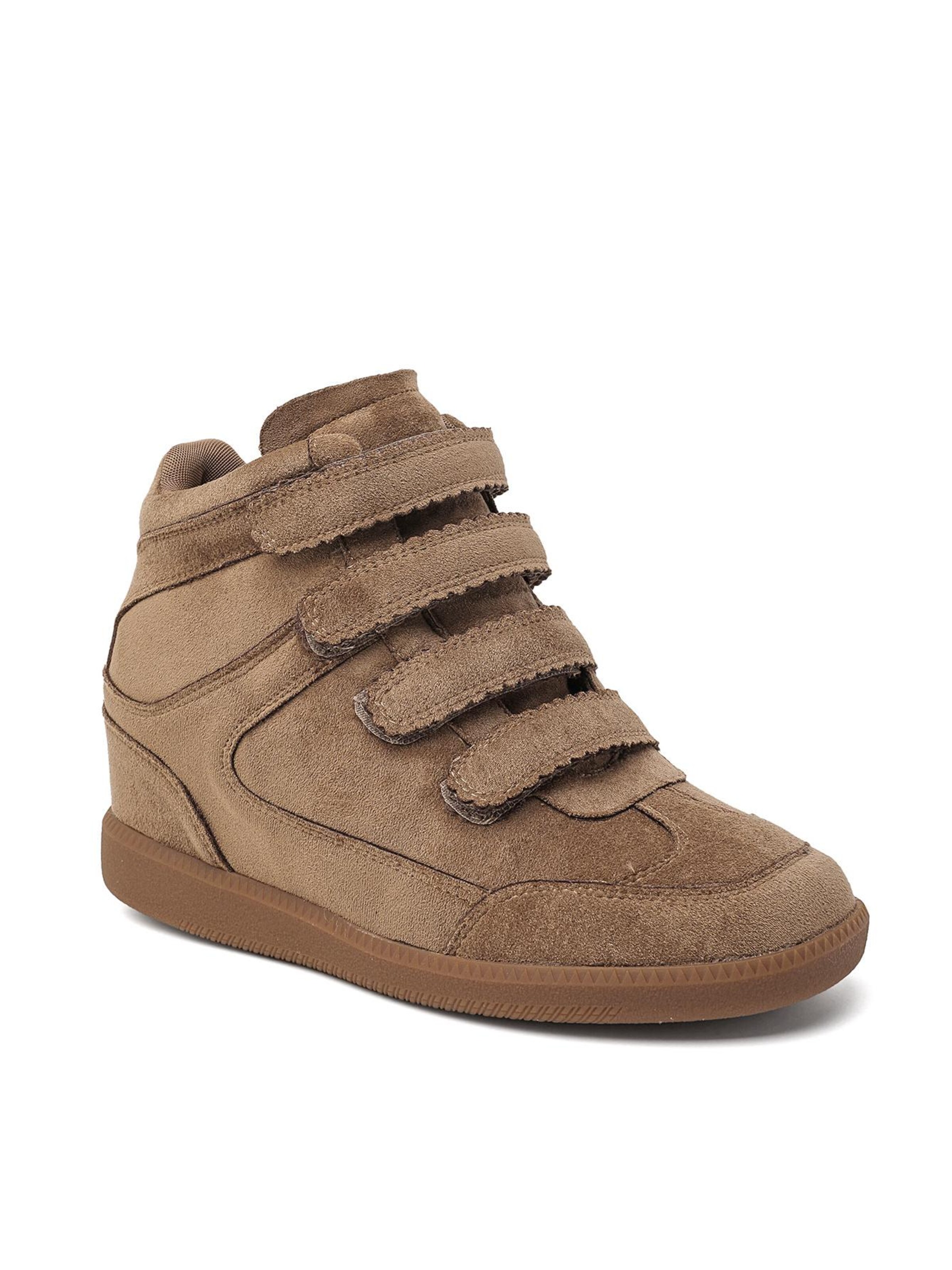 Baskets hautes VERA Collection en gris : devant