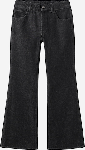 Wide leg Jeans 'SELENA' de la MANGO pe negru: față