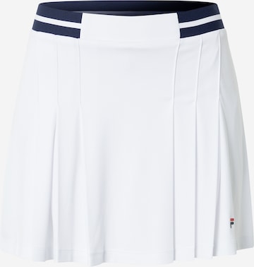 FILA - Falda deportiva 'Alica' en blanco: frente