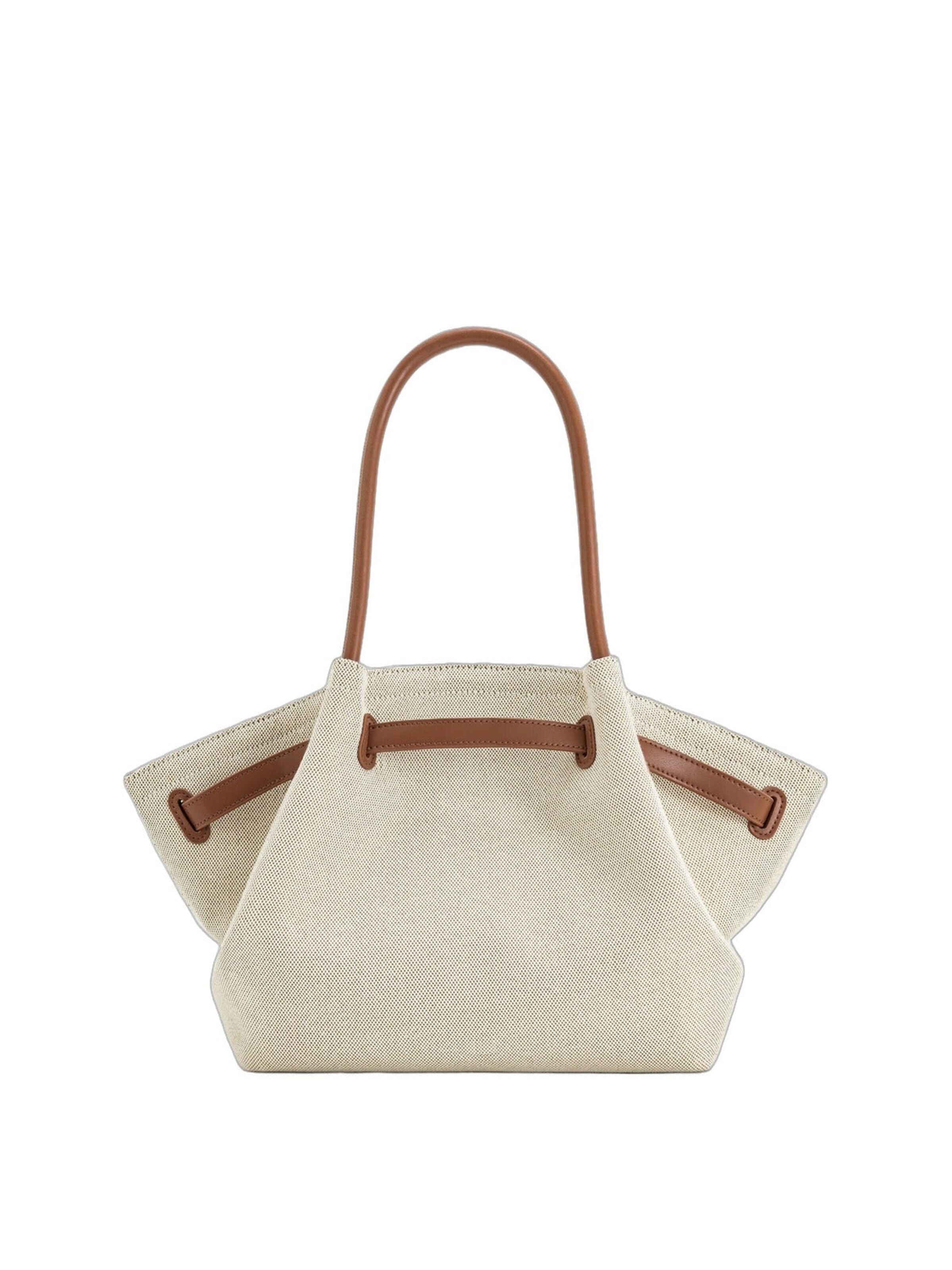 JW PEI Shoppingväska 'JW PEI Cabas Hana Large En Toile Brown Canvas' i brun