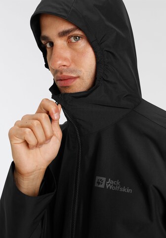 JACK WOLFSKIN Übergangsparka in Schwarz