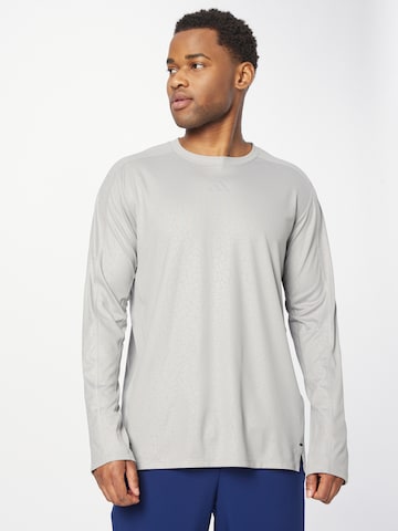 ADIDAS PERFORMANCE Performance shirt 'Workout Pu Print' in Grey: front