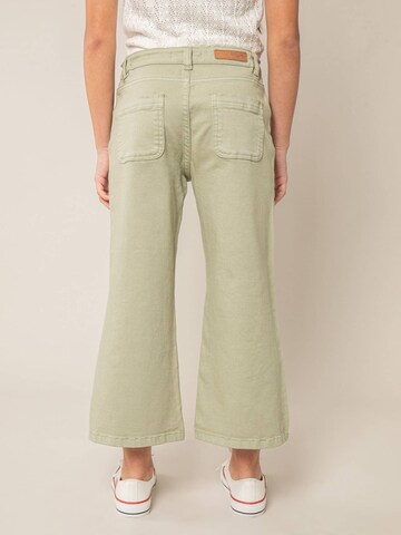 Wide Leg Jean 'Liloo' Deeluxe en vert