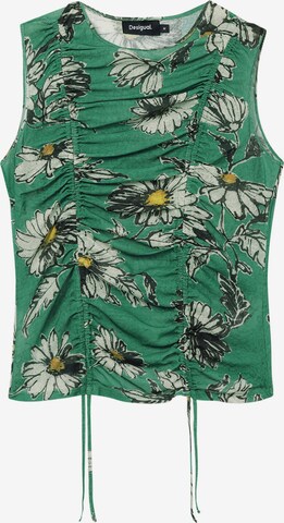 Tricou de la Desigual pe verde: față