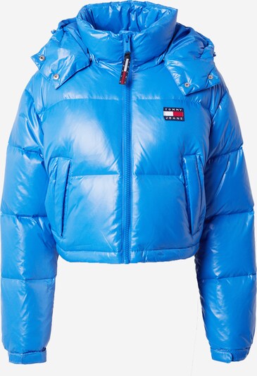 Tommy Jeans Zimná bunda 'ALASKA' - námornícka modrá / azúrová / jasne červená / biela, Produkt