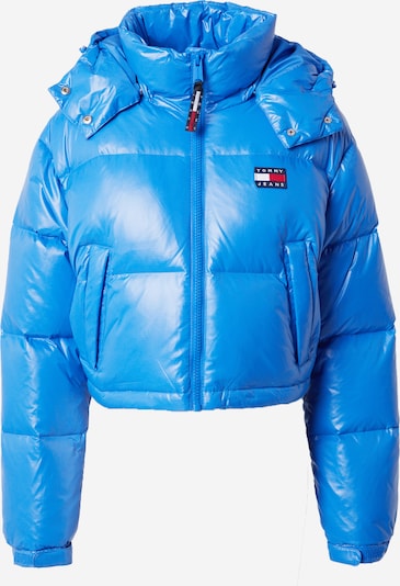 Tommy Jeans Veste d’hiver 'ALASKA' en bleu marine / azur / rouge vif / blanc, Vue avec produit