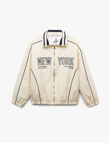 Koton Between-Season Jacket in White