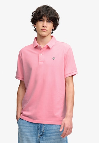 Superdry & Co Shirt 'Vintage Destroy' in Pink: front