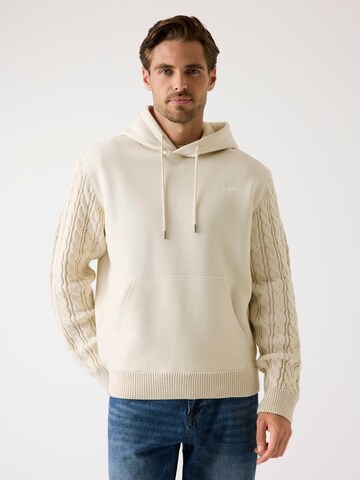 GUESS Sweatshirt in Beige: Vorderseite