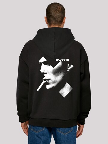 F4NT4STIC Sweatshirt 'David Bowie' in Zwart: voorkant