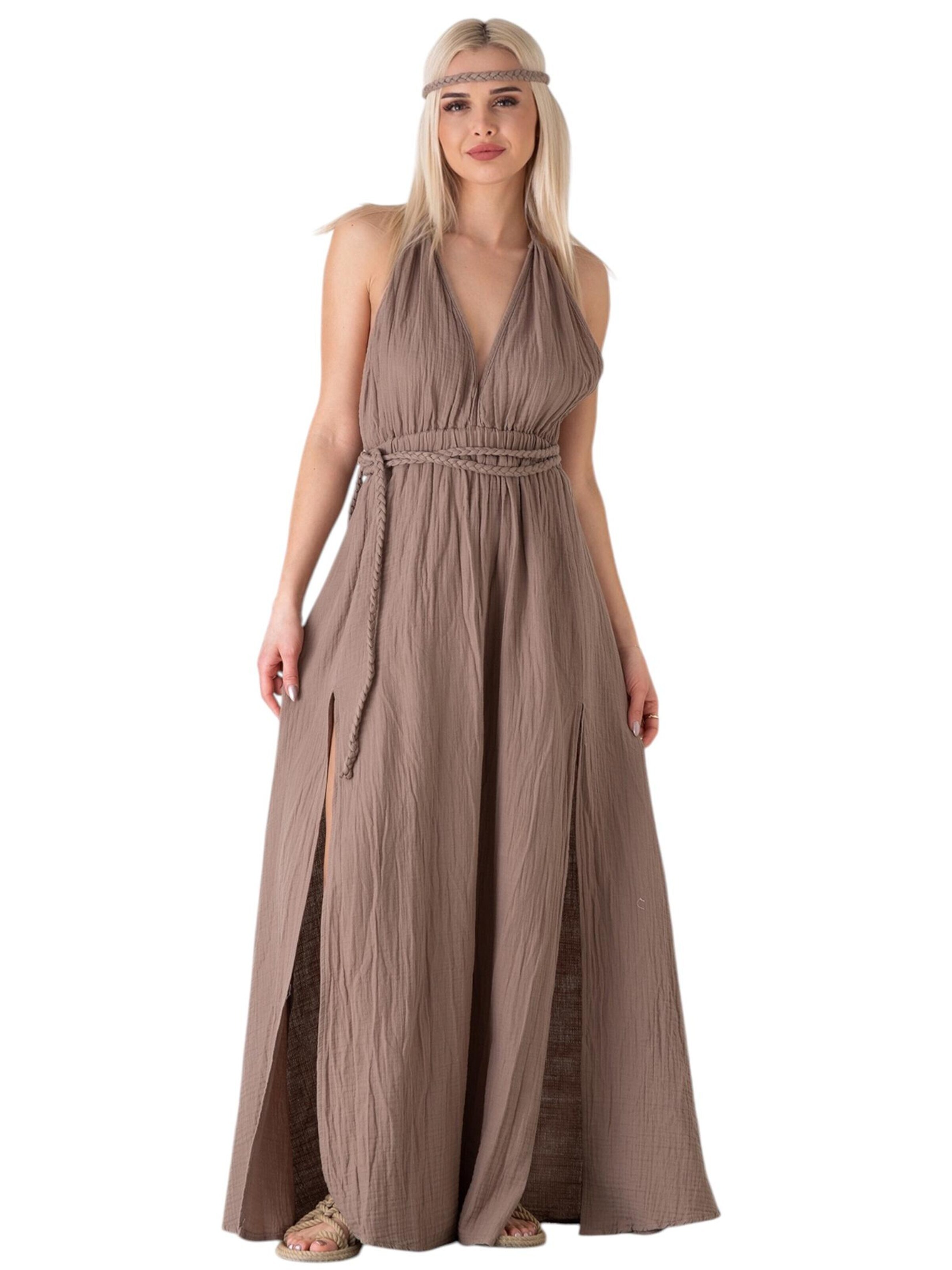 Abito 'AURELA-BOHO' di WENOR in beige: frontale