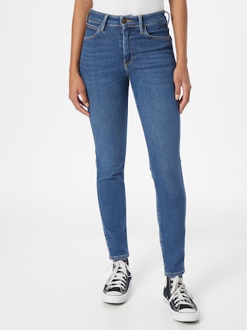 Lee Skinny Jeans 'FOREVER' in Blauw: voorkant