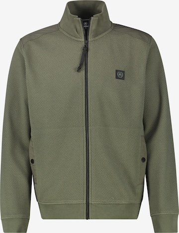 LERROS Sweat jacket in Green: front
