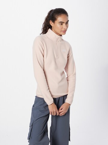 THE NORTH FACE - Pullover desportivo 'GLACIER' em rosa: frente