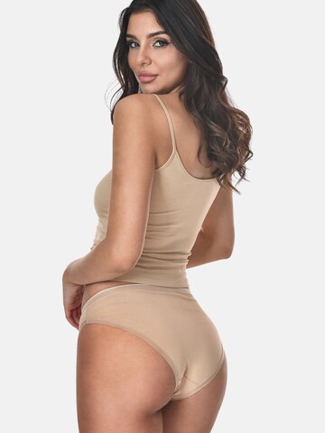 Maxte Unterhemd 'BASIC MAX Spaghetti-Tanktop 3er Pack'‌‌‌ in Beige