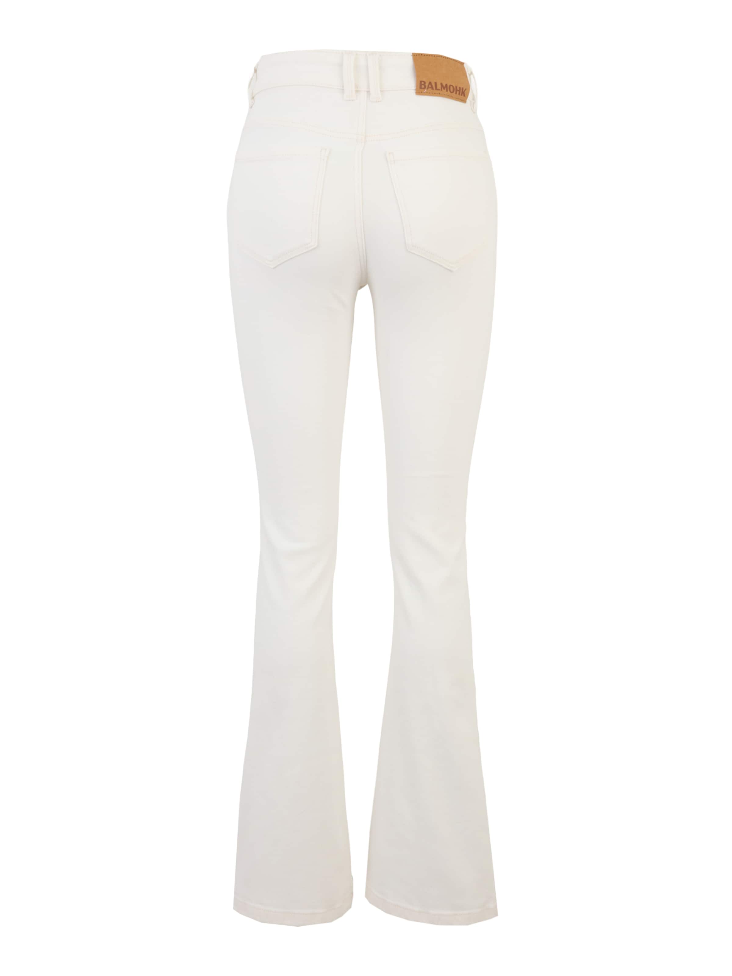 BALMOHK Flared Jeans in White