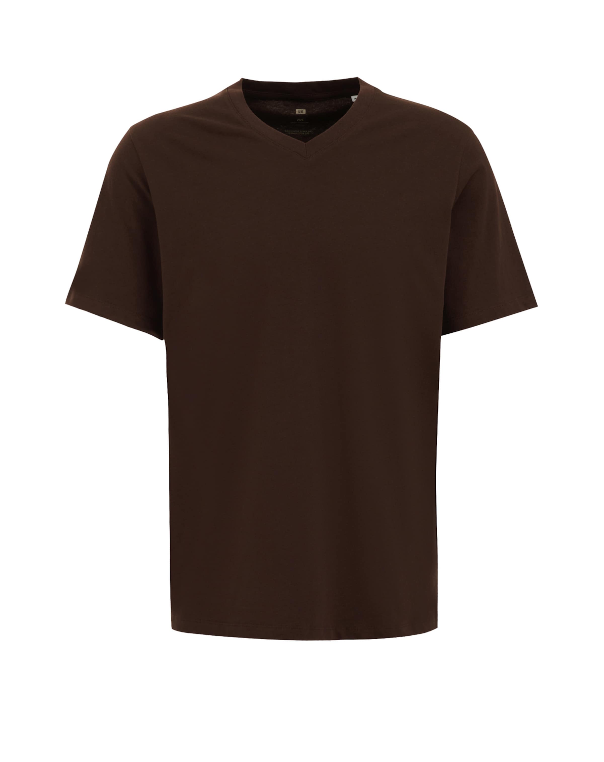 brūns WE Fashion T-Krekls: no priekšpuses