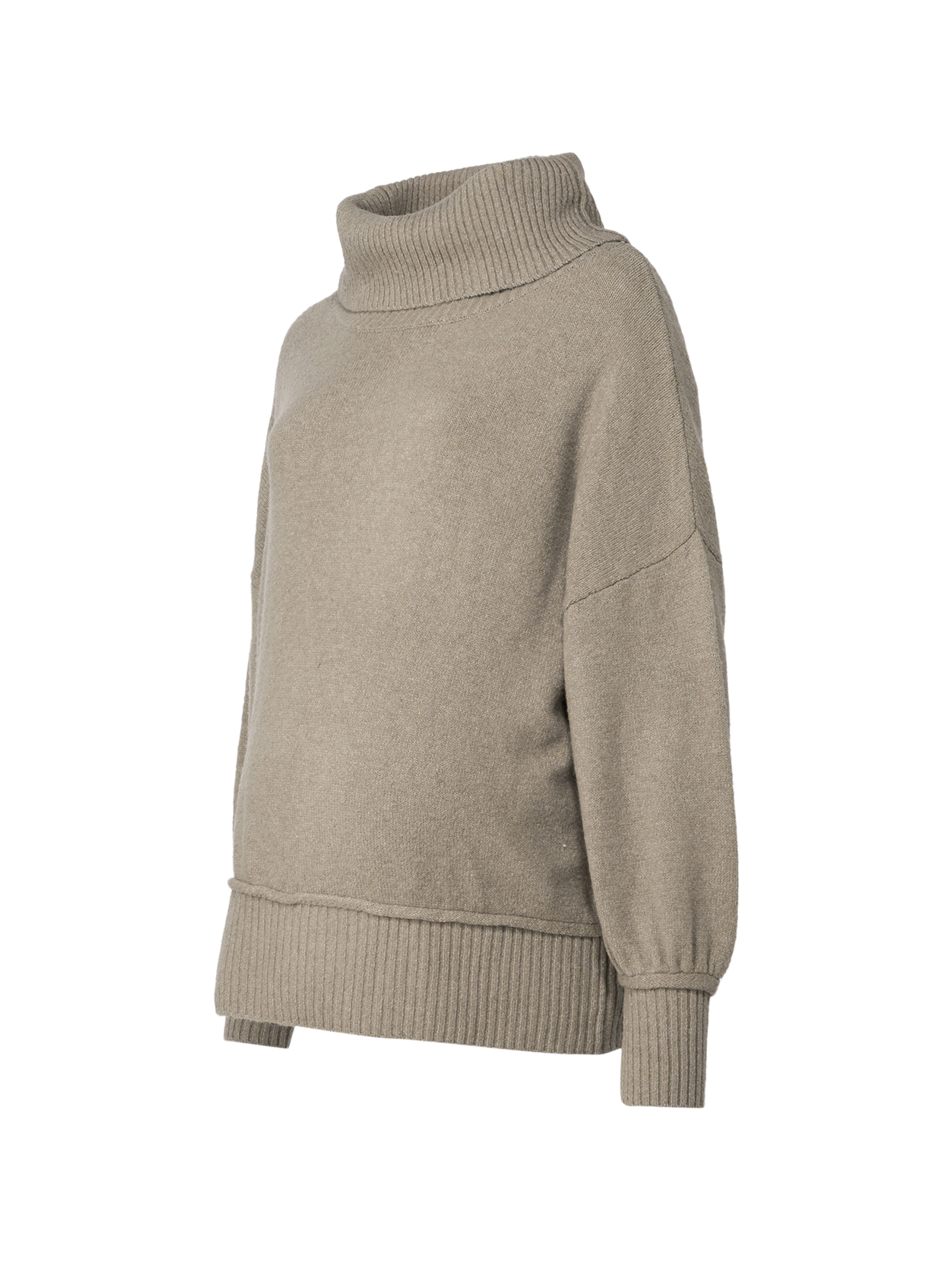 Only Maternity Sweater 'OLMHAZEL' in Grey: front
