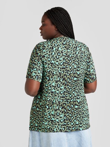ONLY Carmakoma Blouse 'CARBABOOST' in Green