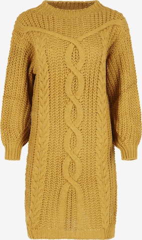 Robes en maille 'Cable' LolaLiza en jaune : devant