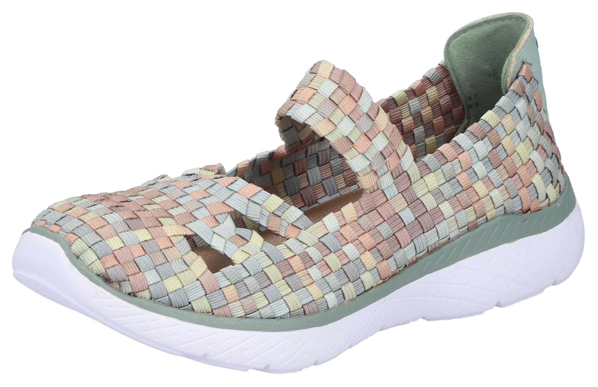 Ballerines Rieker en mélange de couleurs : devant