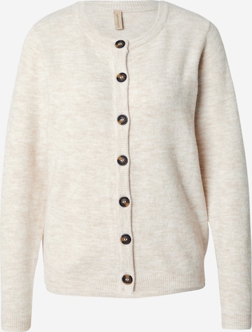 Soyaconcept Neuletakki 'ORLEAN 2' värissä beige: etupuoli