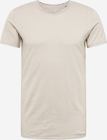 Key Largo Shirt 'Bread' in Grijs: voorkant