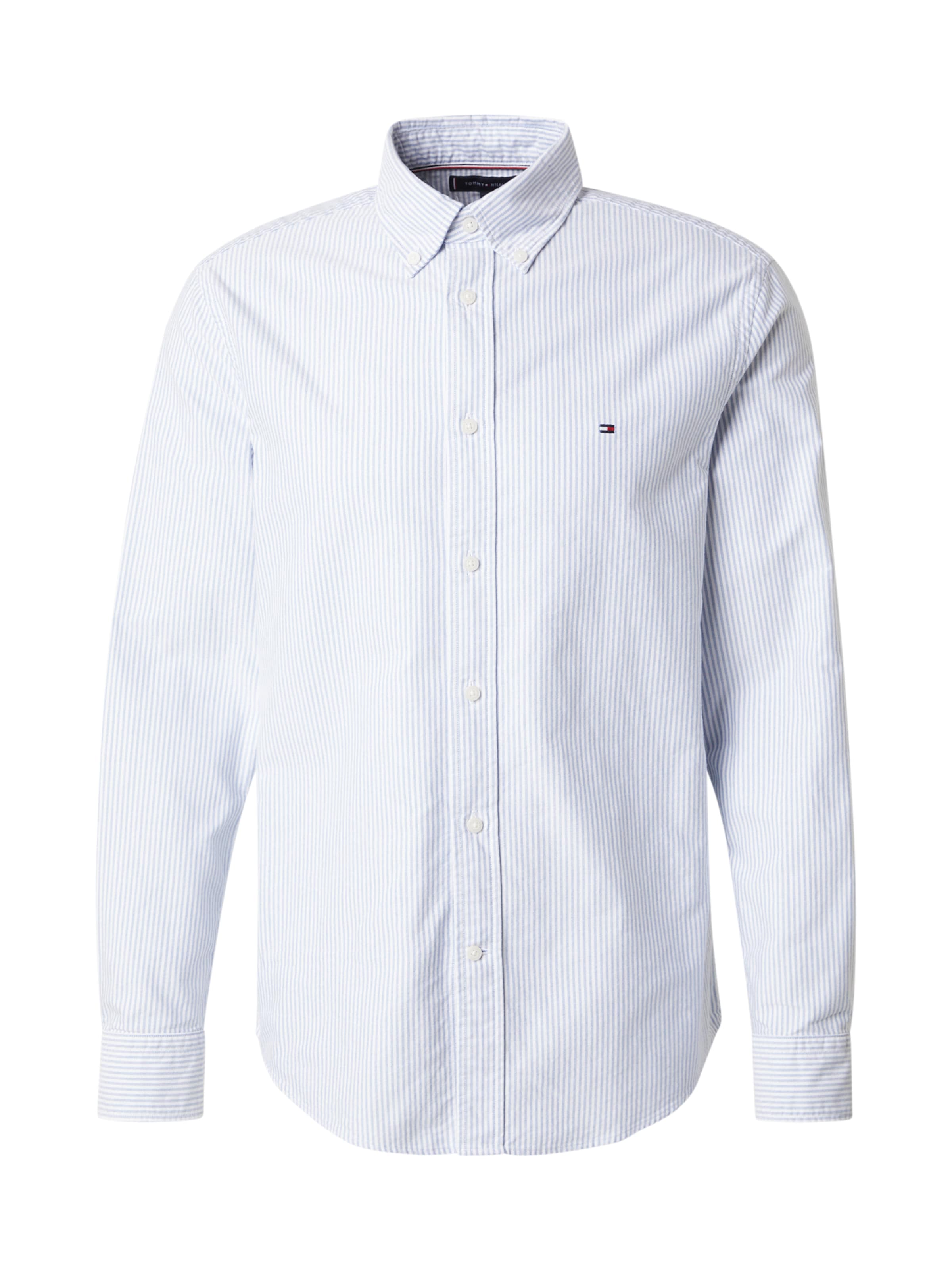 TOMMY HILFIGER Рубашка 'HERITAGE' в Светло-синий / Белый, Обзор товара