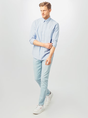 SELECTED HOMME Regular fit Srajca 'Rick' | modra barva