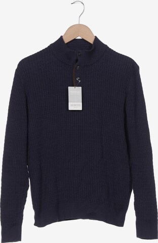 HECHTER PARIS Sweater & Cardigan in M-L in Blue: front