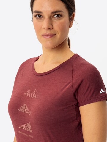 VAUDE Performance shirt 'Tekoa' in Red