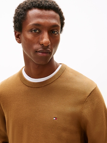 TOMMY HILFIGER Pullover 'Essential' in Braun