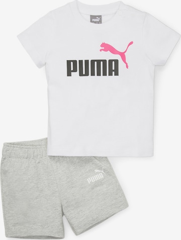 Tuta da jogging di PUMA in bianco: frontale