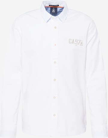 Gaastra Regular fit Button Up Shirt 'South East' in White: front