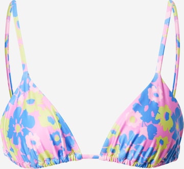 Triangolo Top per bikini di WEEKDAY in rosa: frontale