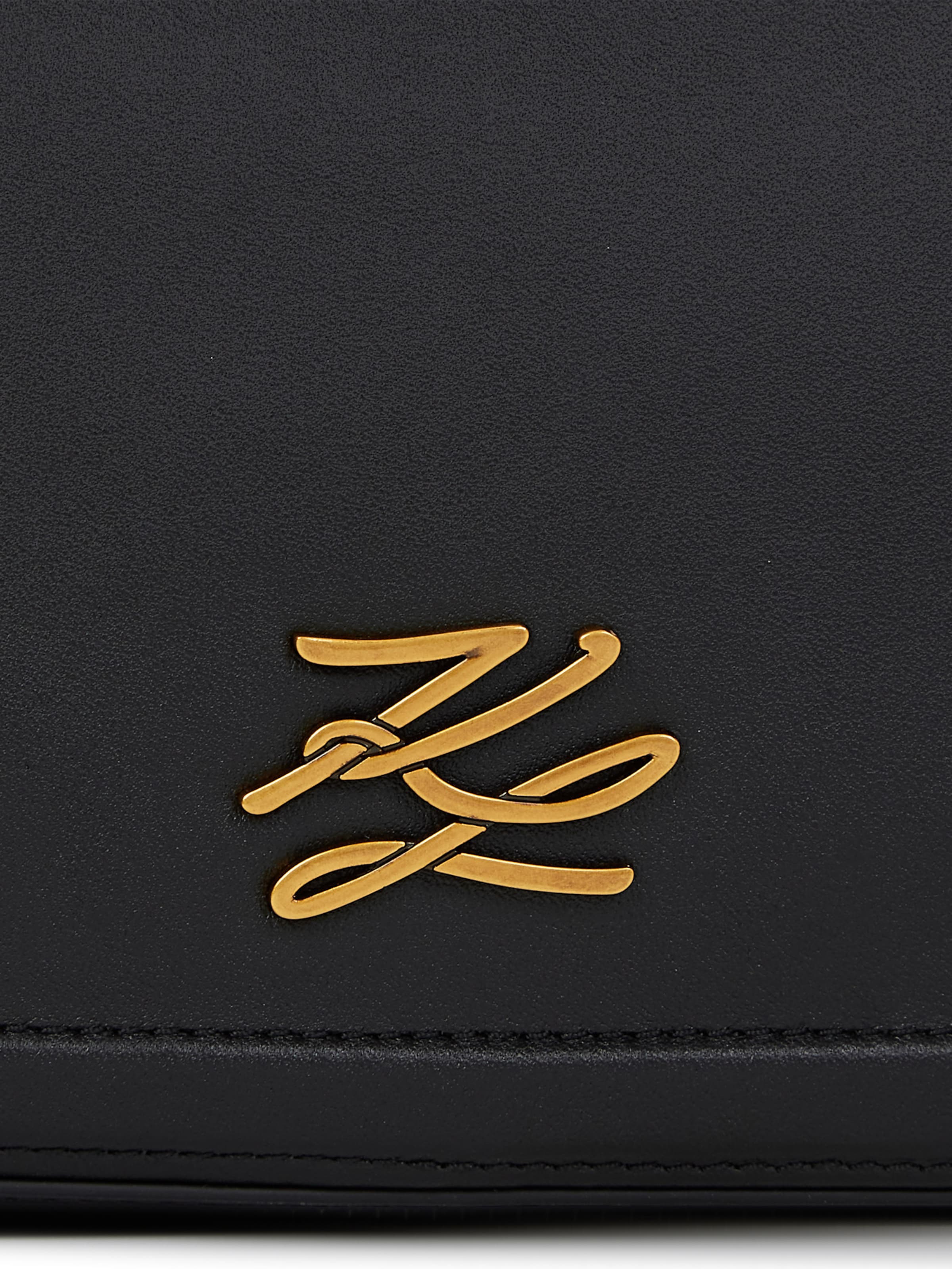 Karl Lagerfeld Чанта с презрамки в черно