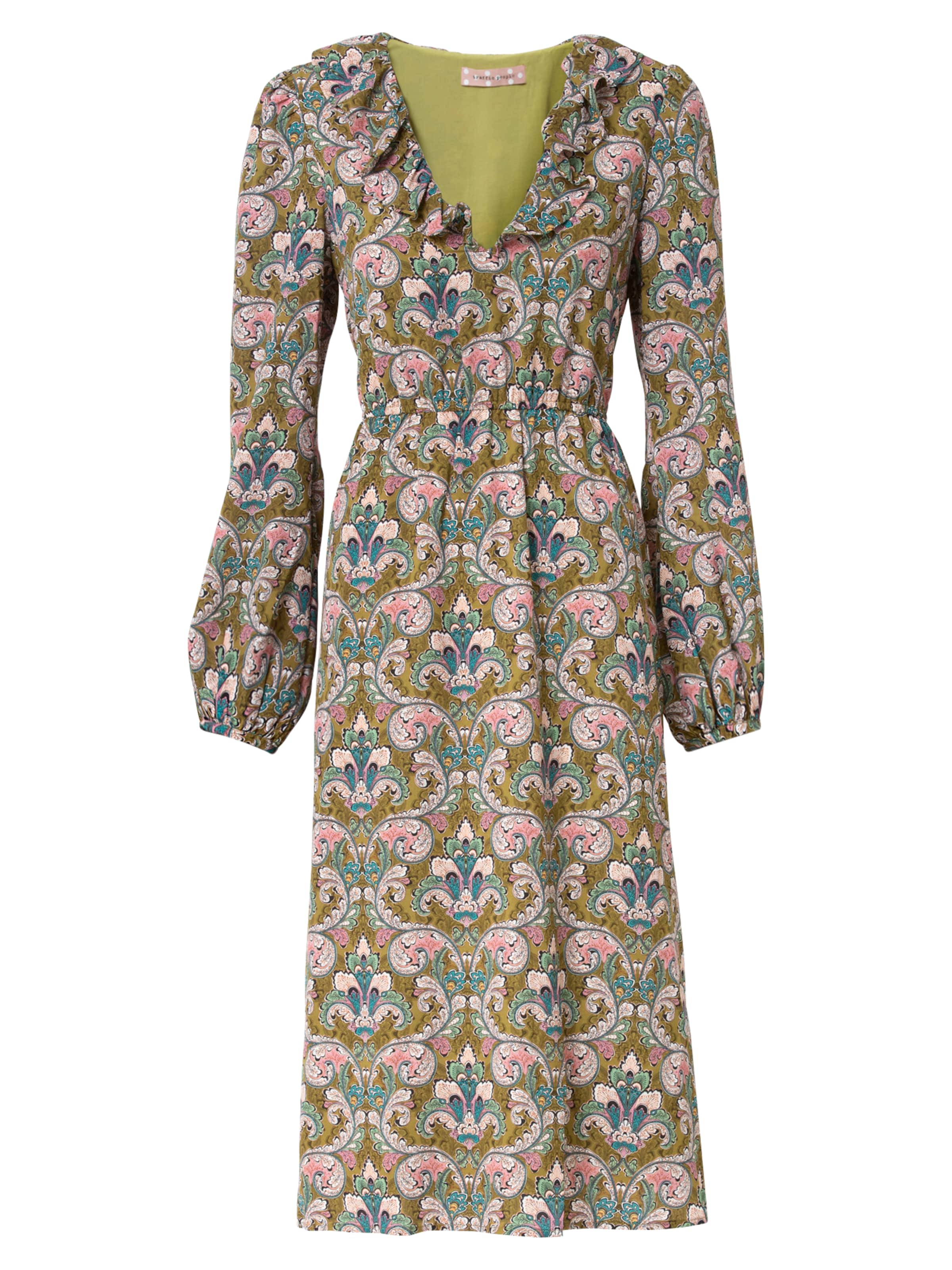 Traffic People Kleid 'Cinch' in Grün: Vorderseite