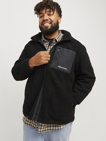 Jack & Jones Plus Jacke 'JORVesterbro' in Schwarz