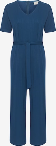 Kaffe Jumpsuit 'Kira' in Blauw: voorkant