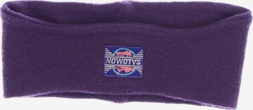 SALOMON Hat & Cap in One size in Purple: front