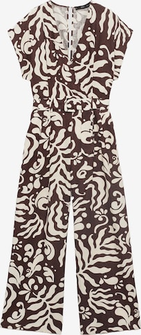 MANGO Гащеризон 'MERCI' в кафяво: отпред