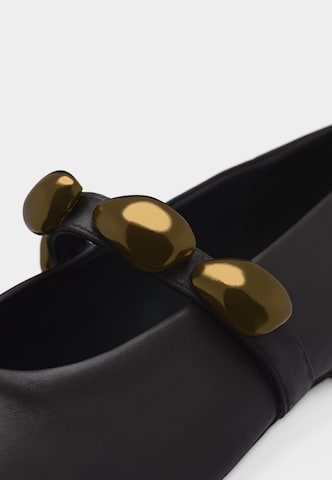 STEVE MADDEN Remballerina 'Poppin' i svart