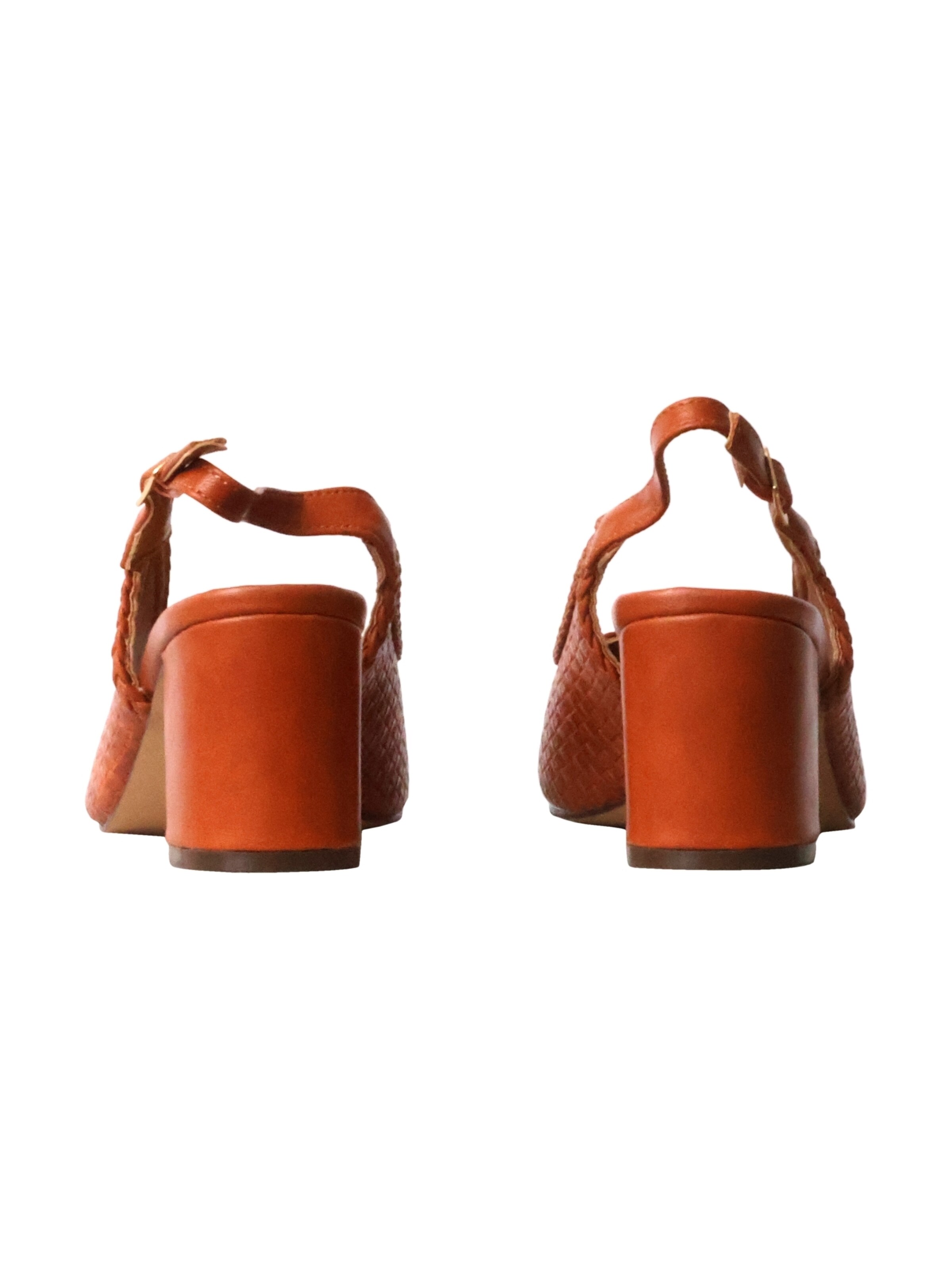 POTI PATI - Zapatos con plataforma 'Supermodische Pumps' en naranja