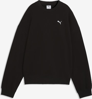 PUMA Sweatshirt 'Essentials' in Schwarz: Vorderseite