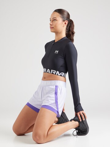 UNDER ARMOUR - Regular Calças de desporto 'Play Up' em roxo