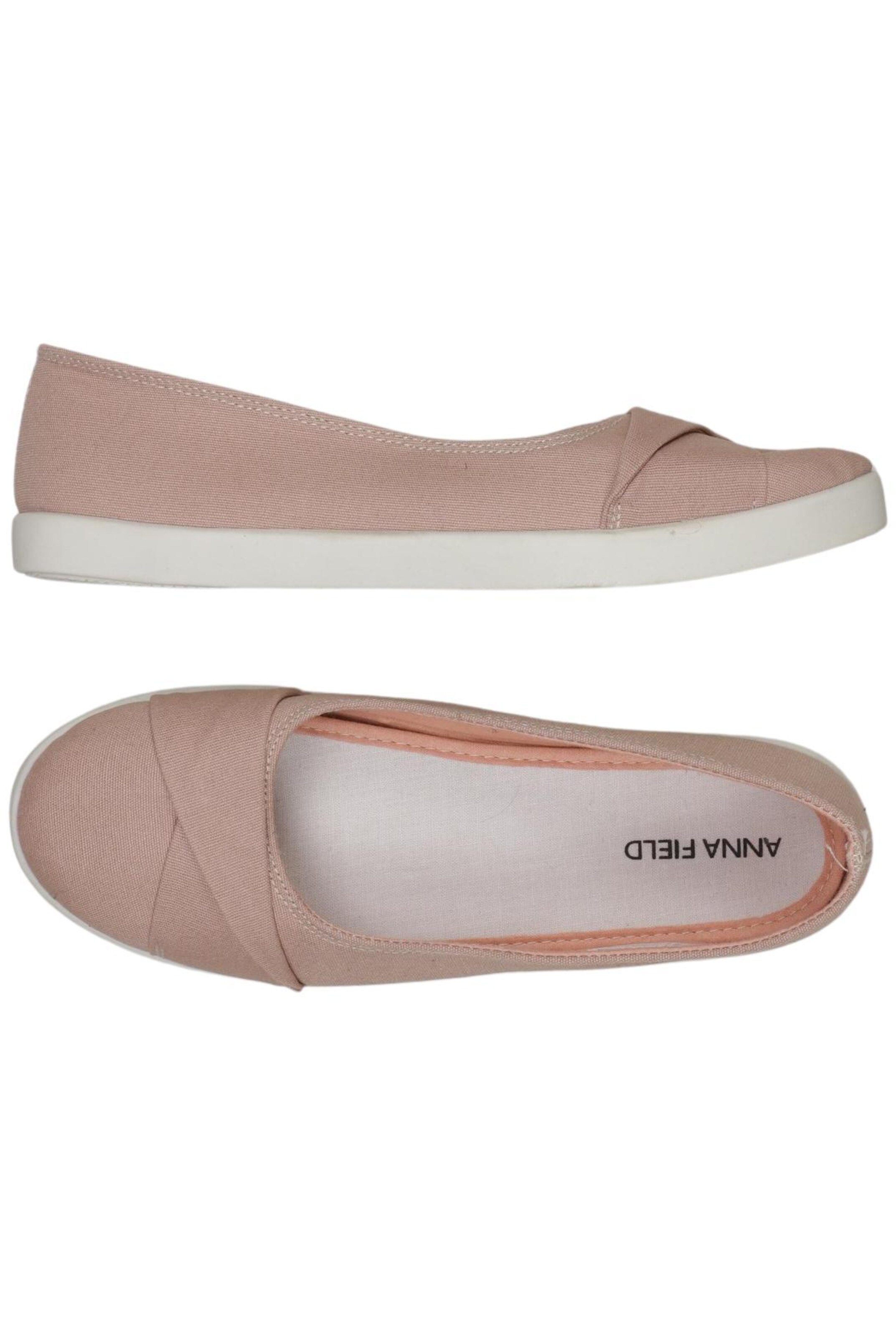 Anna Field Flats & Loafers in 37 in Pink: front