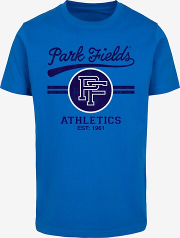 Merchcode Shirt 'Park Fields - Heritage' in Blauw: voorkant