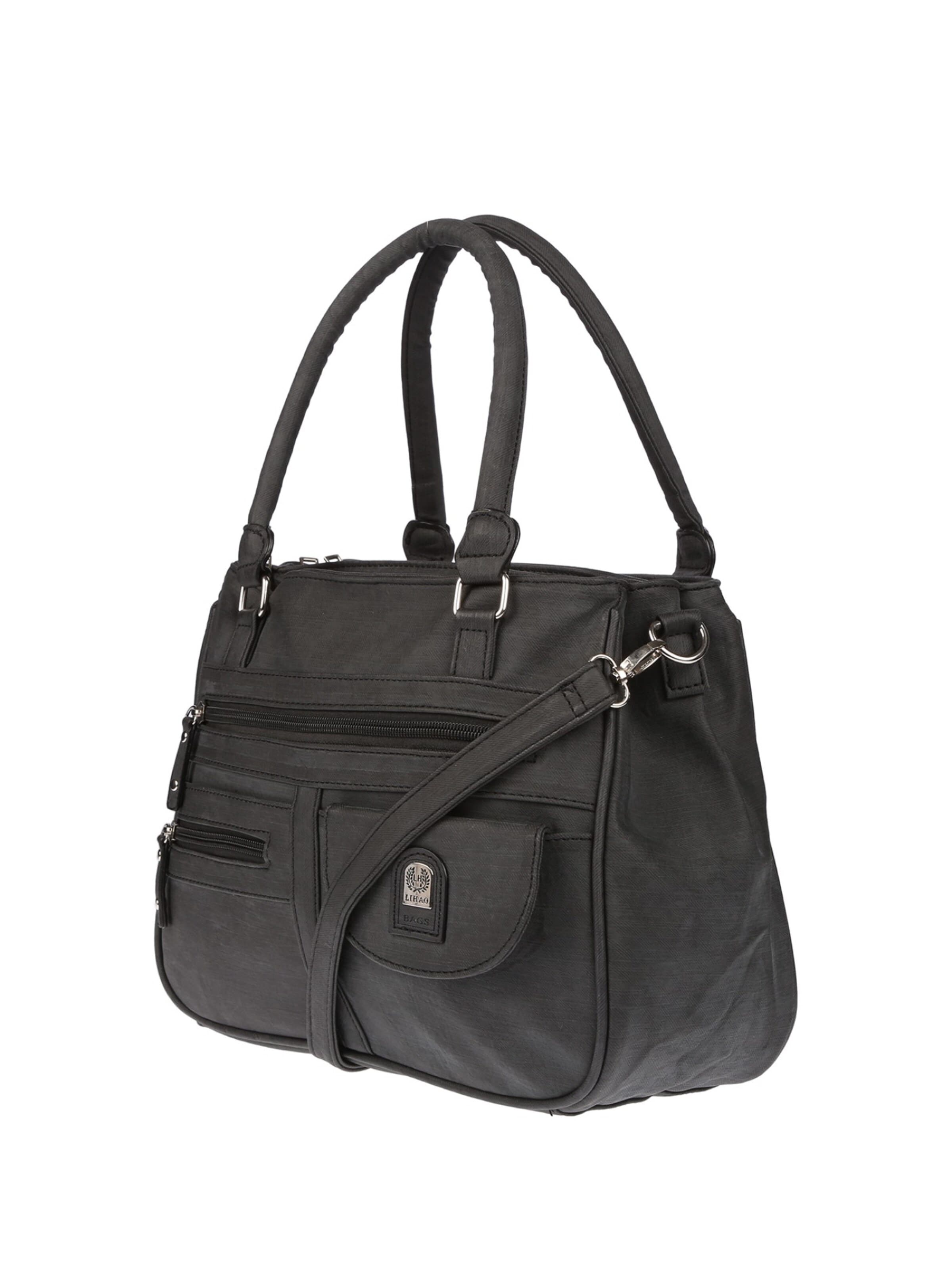 Christian Wippermann Handbag 'Große Damen Tasche Umhängetasche Schultertasche' in Black